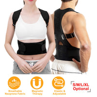 Posture corrector being adjusted