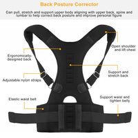 Posture corrector worn under a shirt
