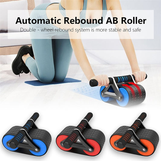 Dual wheel ab roller in three colors